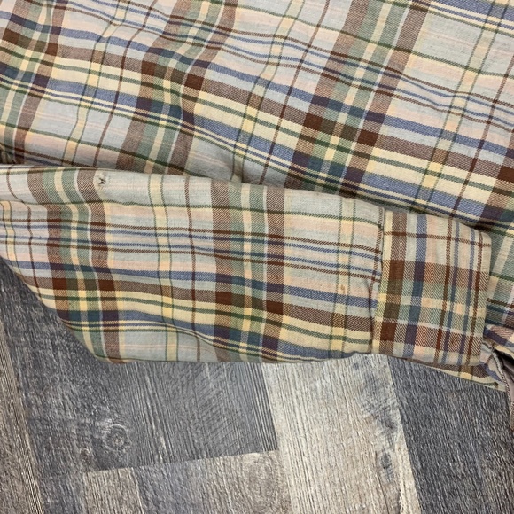 Vintage Arrow Insulated Flannel Size Large 90s Button Up Casual Workwear Collar - Picture 7 of 7